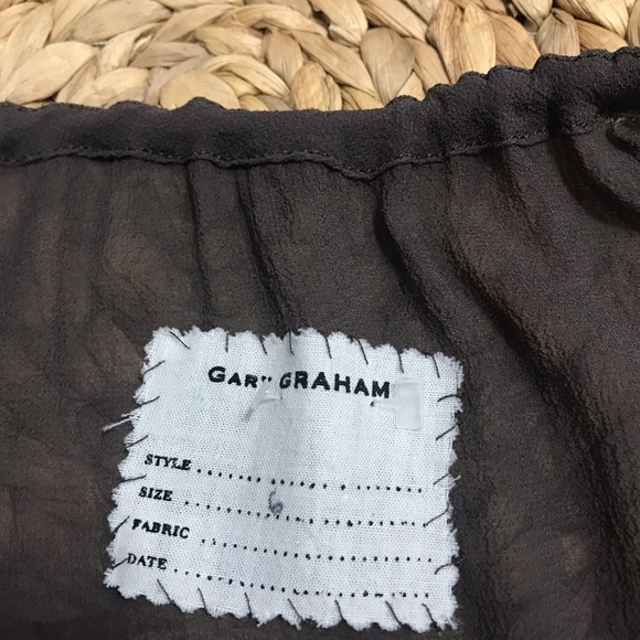 GARY GRAHAM 100% silk designer midi slip dress - Picture 2 of 4